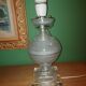 Lamp bases in blown glass, molded, Medici, baluster