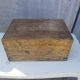 Old Malle Box Wood Storage - Vintage Key Clasp