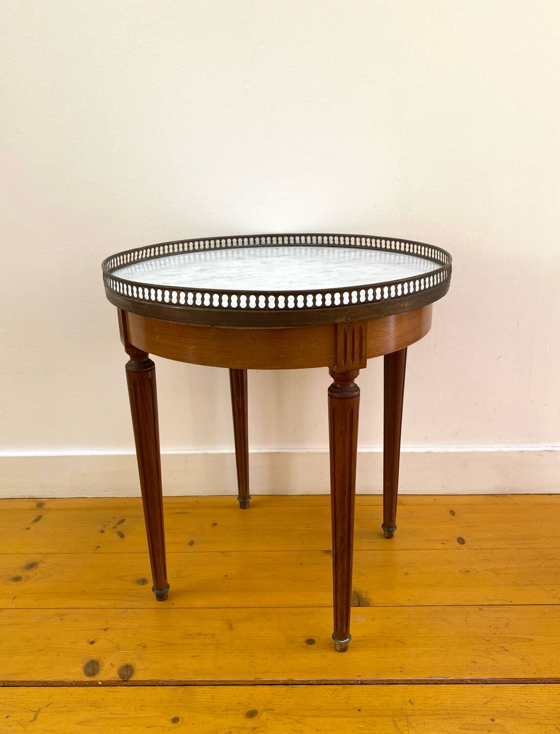 Antique Louis XVI style bouillotte table