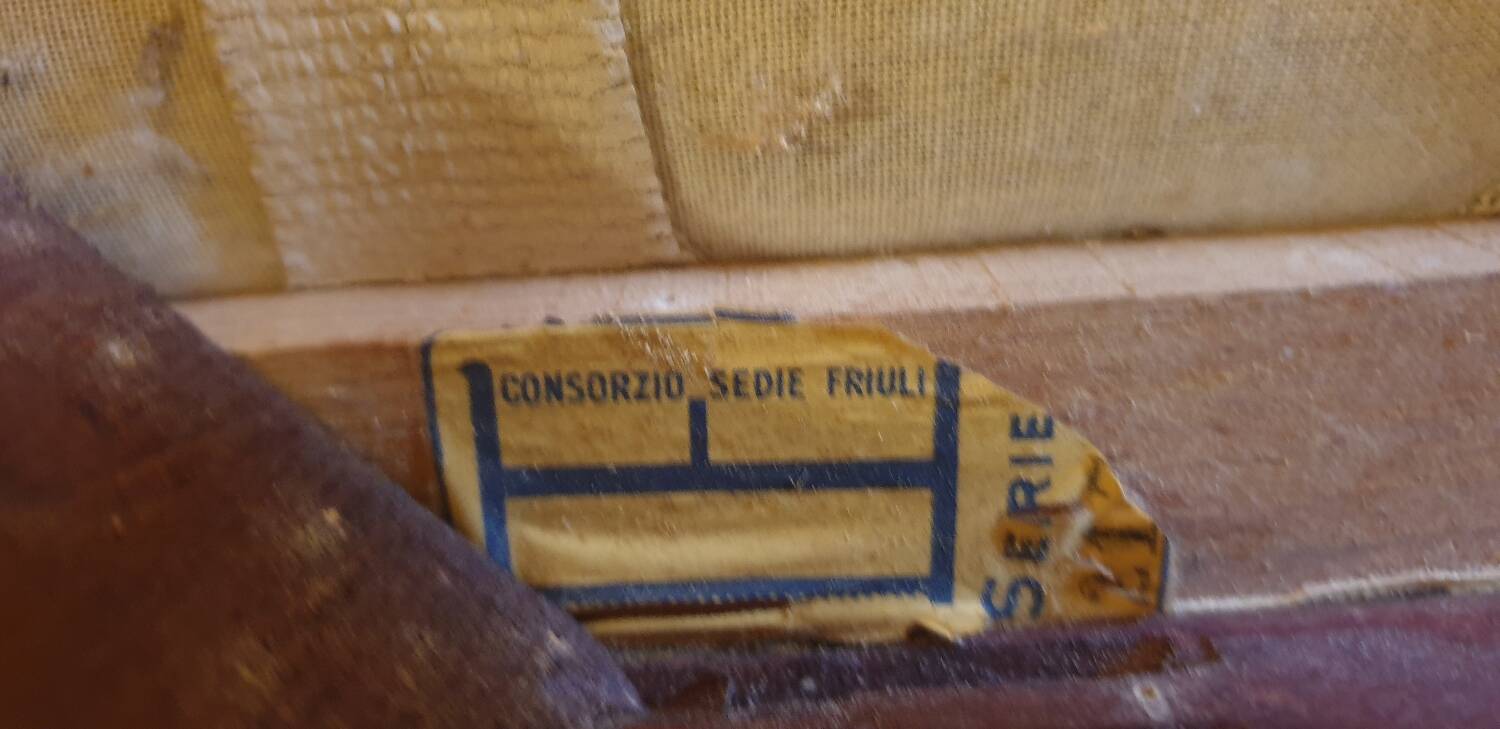 Six consorzio sedie friuli chairs