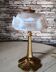 Lampe de pierre Lucas signé en bronze et ezan