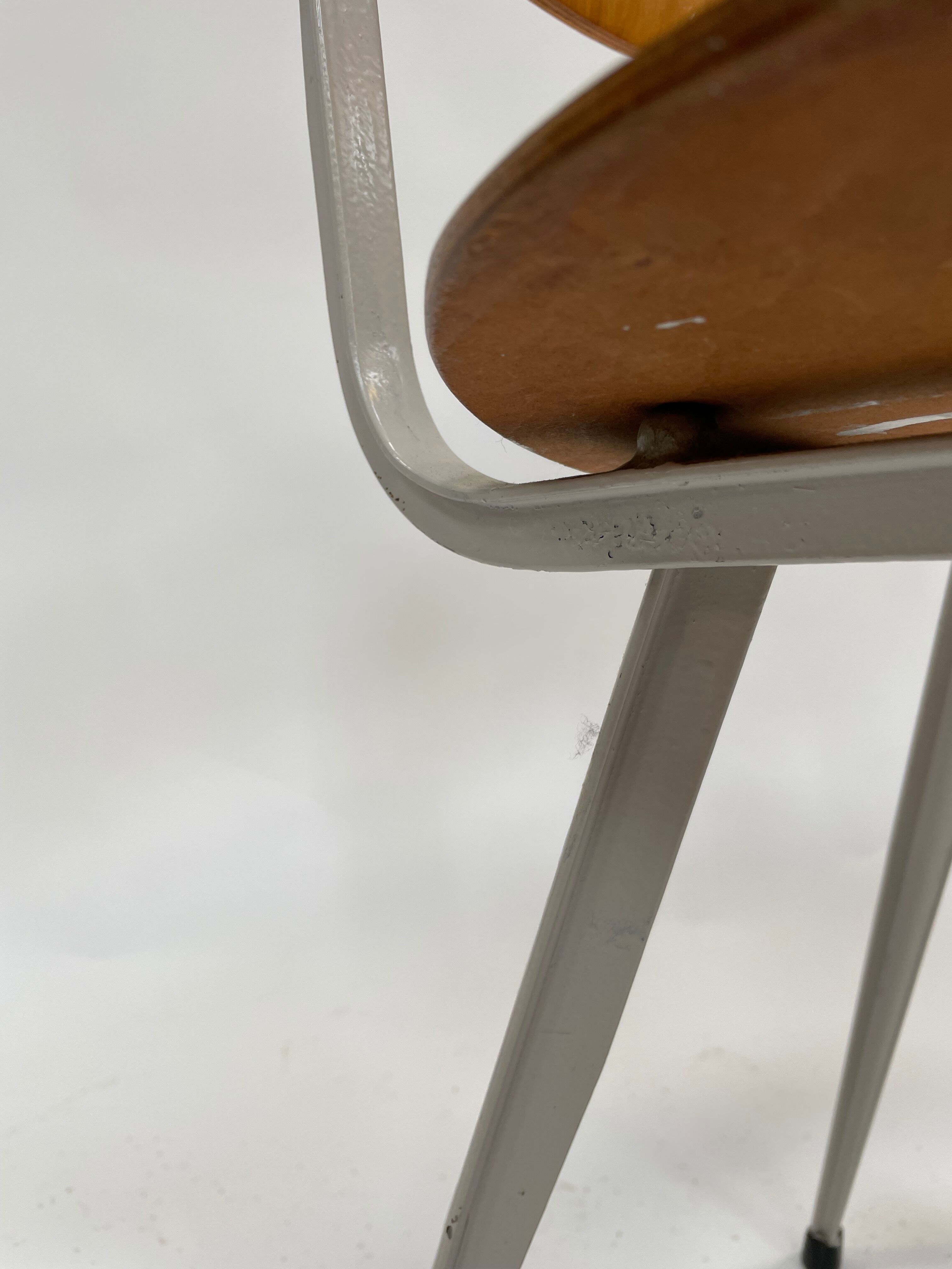 Vintage marko holland school chair 1960s design