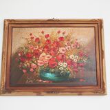 Floral arrangement painted by Lina Rossi, 1930s