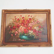 Floral arrangement painted by Lina Rossi, 1930s