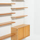 Original String Wall System in Ash par Nisse Strinning, Suède - Années 1950