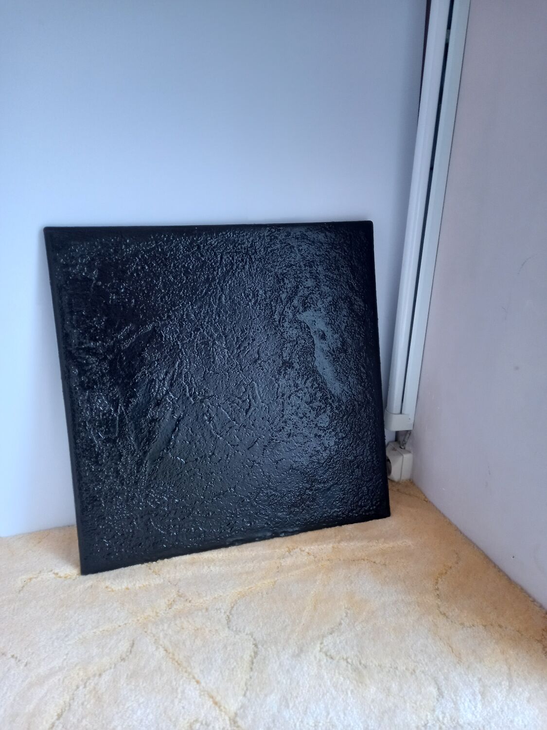 18th century cast iron fireplace plate