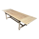Table de ferme en chêne massif avec rallonges