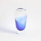 Vase en verre Sommerso et bullicante des années 1970