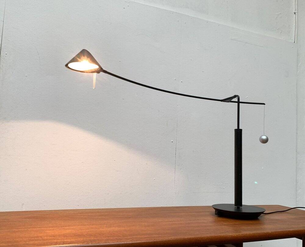 Nestore table lamp, Italian postmodern vintage by Carlo Forcolini for Artemide, 1980s.