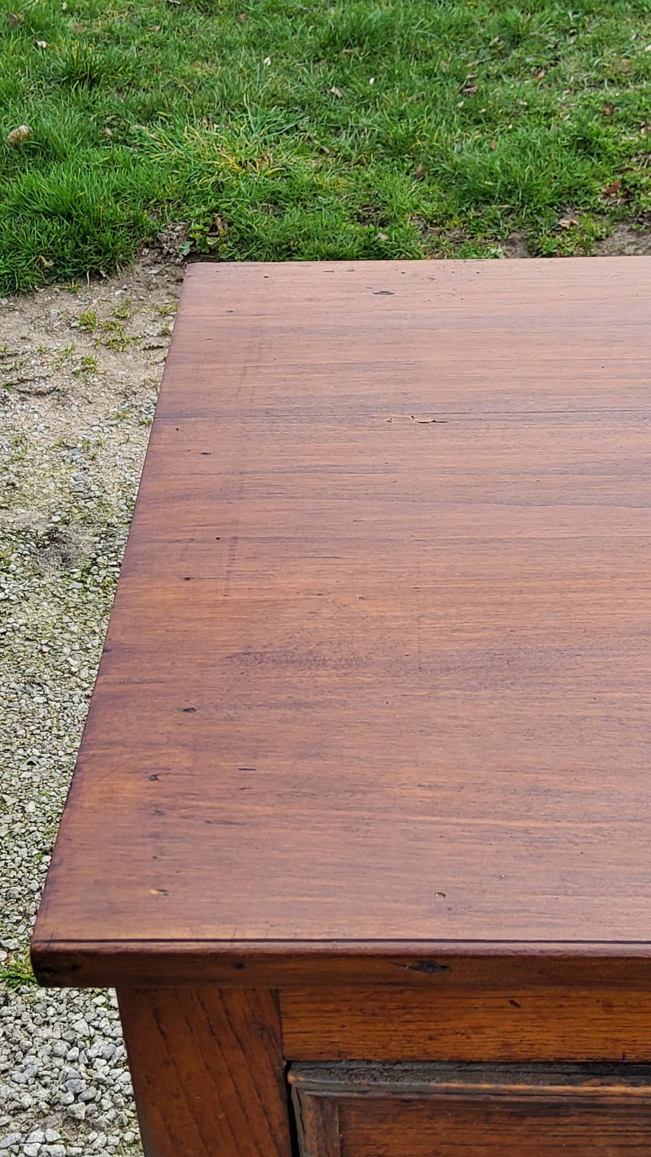 Parisian sideboard in solid oak and solid poplar early 20th century