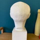 Signed plaster head