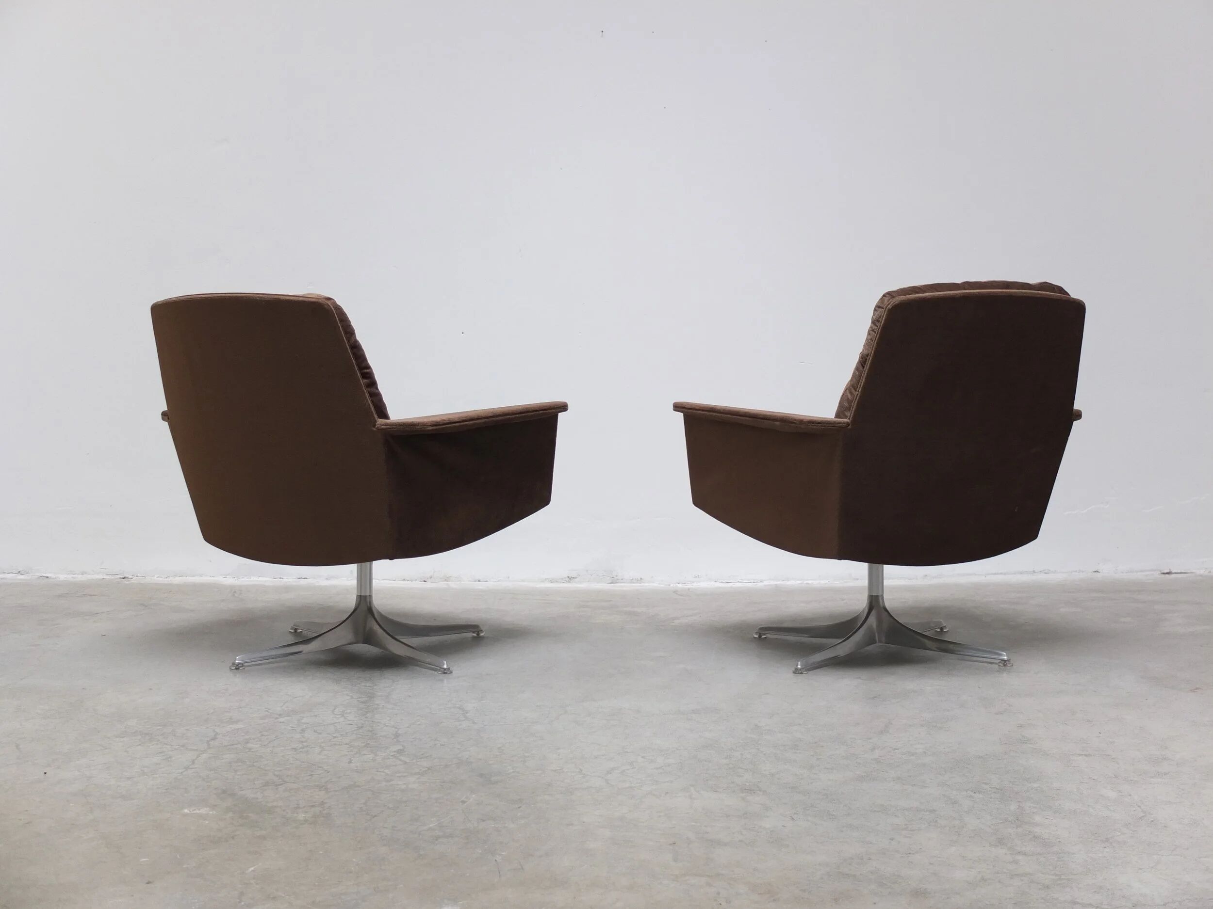 Paire de fauteuils pivotants 'Sedia' par Horst Brüning pour COR, 1972