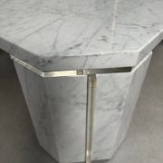 Vintage coffee table – Carrara marble