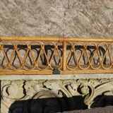 Large rattan wall shelf