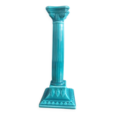 Niderviller emerald green column candle holder