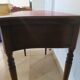 Table d’appoint extensible -Bureau-Années 80-Louis XV-teinte acajou