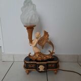 Lamp winged torch holder years 40-50