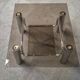 Vintage italian chrome coffee table -1970's
