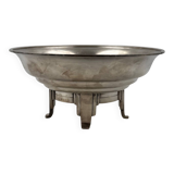 Art Deco silver-plated coup / vide poche, Ercuis France 1940s