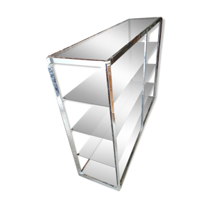 Grande étagère double - verre