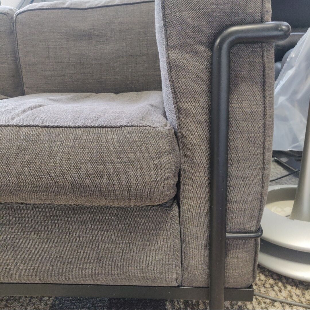 LC2 3-seater sofa by Le Corbusier, Cassina edition