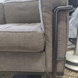 LC2 3-seater sofa by Le Corbusier, Cassina edition