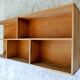 Wooden wall shelf
