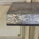 Console in marble and steel