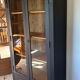 Black display cabinet