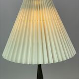 Table lamp in disco-metal by Just Andersen with paper shade, 1930s