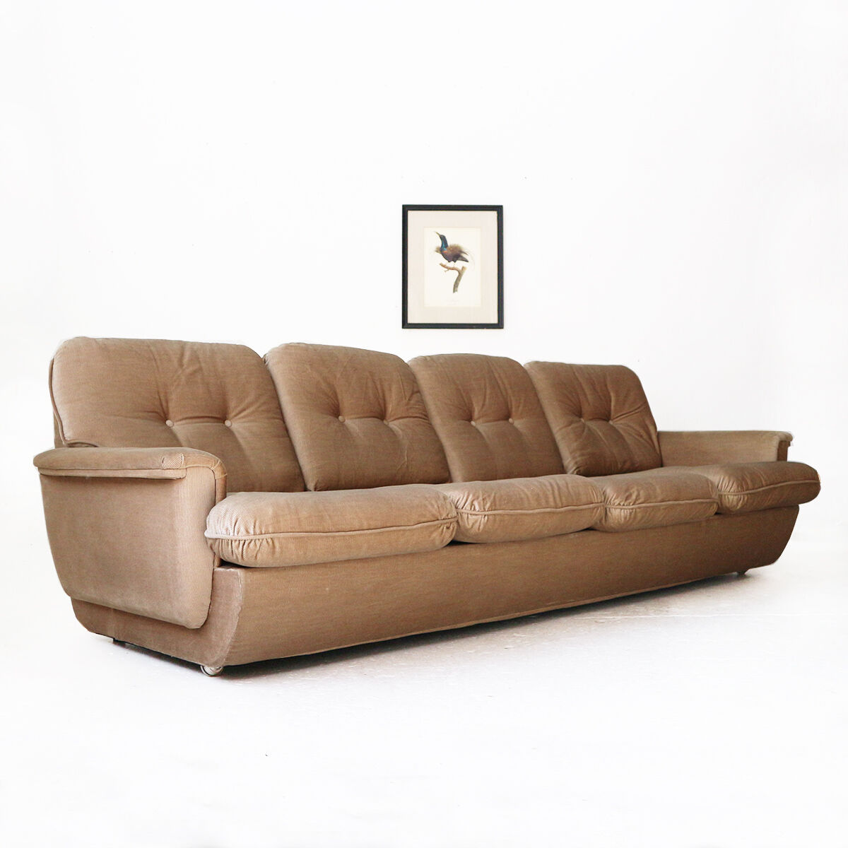Four seat corduroy couch from the '70s