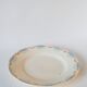 19th century Longwy blue and orange iron clay dish