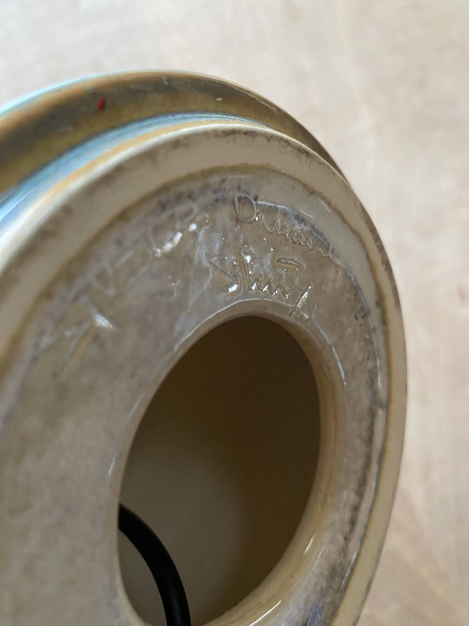 Ceramic lamp Soholm designed by Einar Johansen