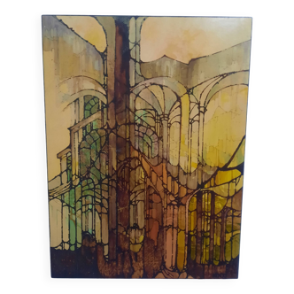 Acrylic "Gothic architectural elements"