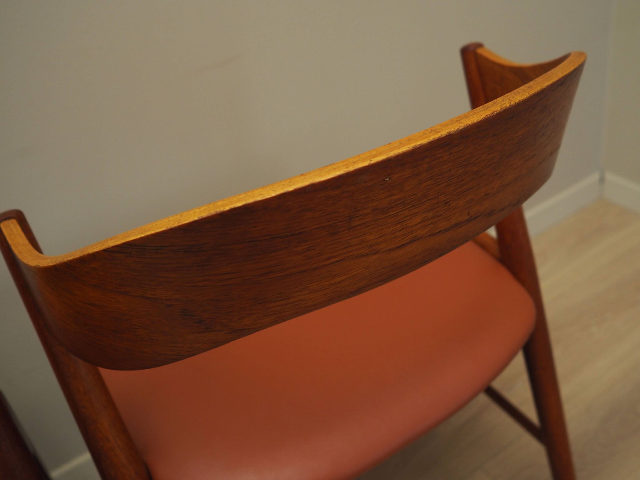 Set of four teak chairs, Danish design, 1970s, manufacture: Korup Stolefabrik