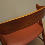Set of four teak chairs, Danish design, 1970s, manufacture: Korup Stolefabrik