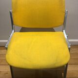 yellow giancarlo piretti chair for castelli