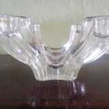 Val Saint Lambert - Pair of 4-light crystal candlesticks - modern design