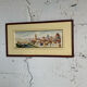 Watercolour panoramic view of Florence - framed