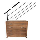 Solid walnut chest of drawers