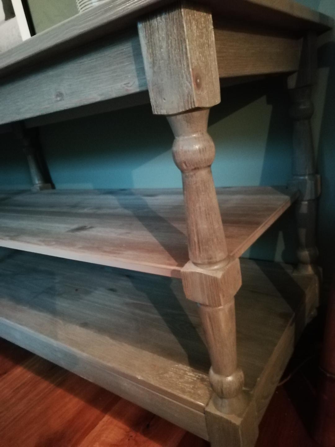 Wooden drapier table