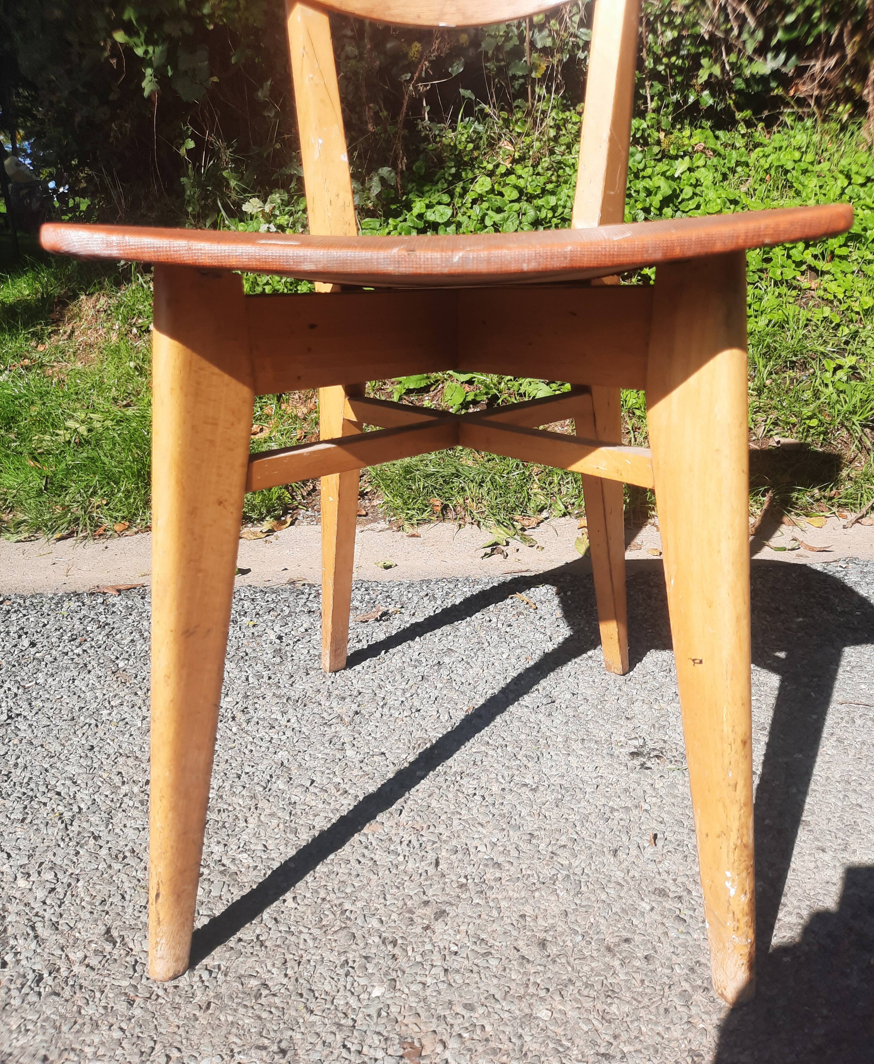 Serie de 3 chaises design g