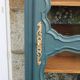 Renovated antique display cabinet