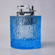 Ice lighter by Antonio Imperatore, blue murano glass, Italy, 1970