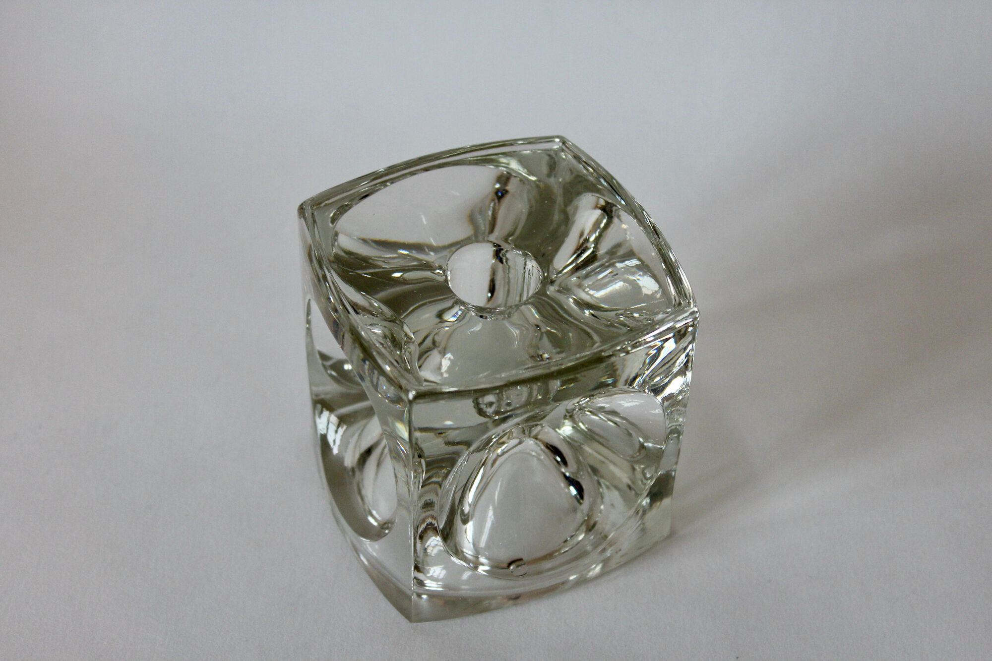 Reversible Bohemian crystal photophore - 60s or 70s