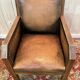 Art Deco Leather Armchair