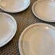 6 flat seats, Ahrenfeldt limoges, diameter 21 cm