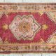 Tapis patiné orient laine fait mai 166 cm x 95 cm