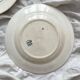 2 flat plates in iron earth “Mignon” Longwy