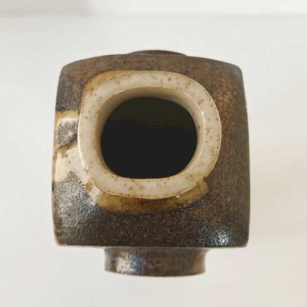 Vase vintage en grès 1970